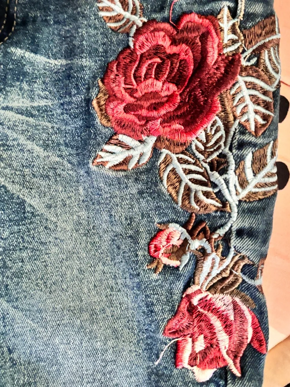 JoyFolie| Floral Skinny Jeans